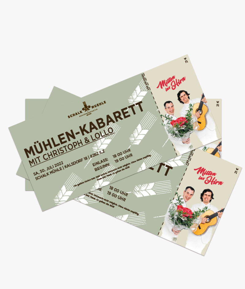 Mühlenkabarett-Tickets