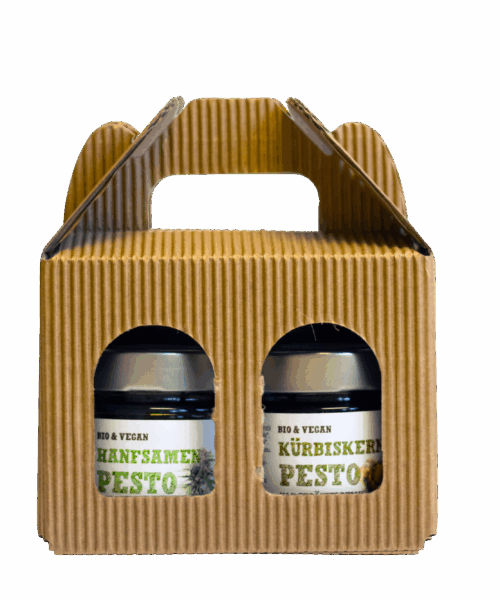 2 Pesti in einem schönen Geschenkkarton in braun