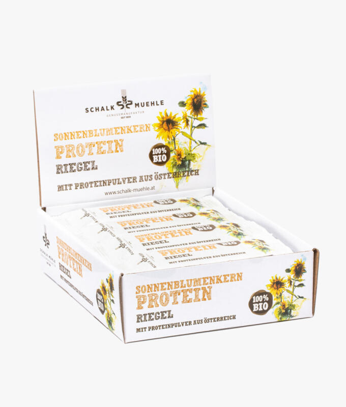 Sonnenblumen Protein Riegel Box